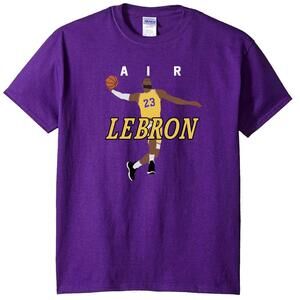 Lebron James Lakers Los Angeles Lakers Air Pic T-Shirt